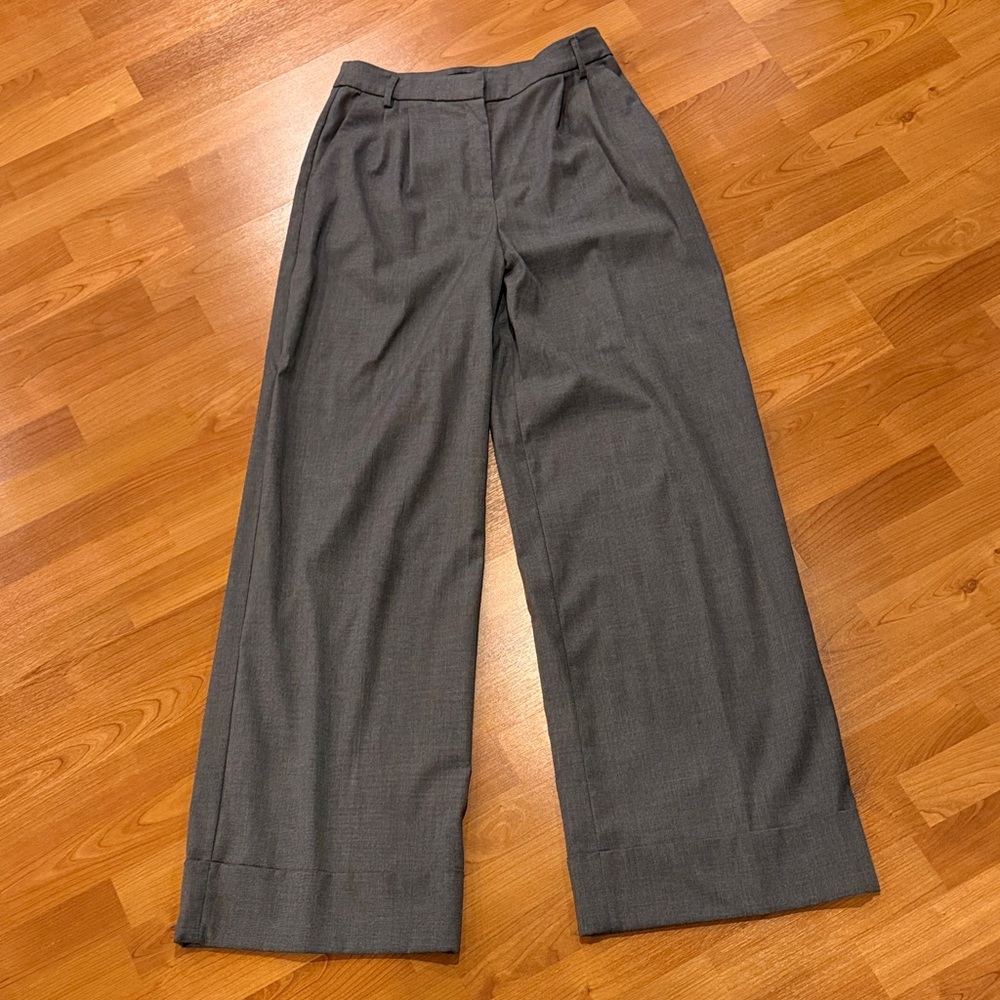 Express Wide Leg Cuffed Trousers